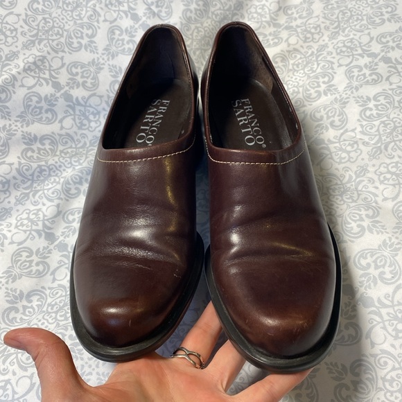 Franco Sarto Slip-On Loafers with Chunky Heel - Picture 5 of 16